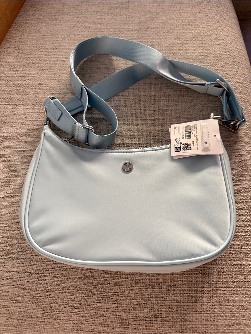 lululemon athletica Pale Blue Shoulder Crossbody